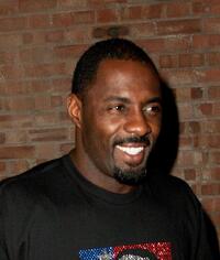 Idris Elba at the after party of the UK premiere of "RocknRolla."