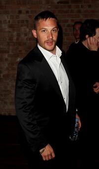 Tom Hardy at the after party of the UK premiere of "RocknRolla."