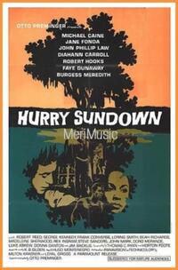 Poster art for "Hurry Sundown."