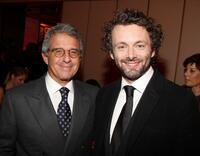 Ron Meyer and Michael Sheen at the after party of the New York premiere of "Frost/Nixon."