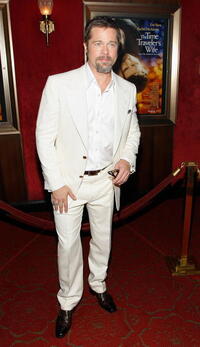 Brad Pitt at the New York premiere of "The Time Traveler's Wife."