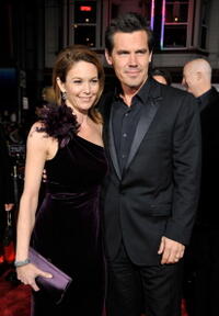 Diane Lane and Josh Brolin at the California premiere of "Milk."