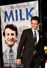 James Franco at the California premiere of "Milk."