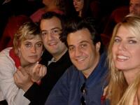 Greta Gerwig as Michelle, Steve Zissis as Chad, Ross Partridge as Matt and Elise Muller as Catherine in "Baghead."
