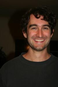 Director Jay Duplass on the set of "Baghead."