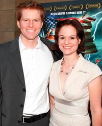 Writer Alexander Buono and Producer Tamsin Rawady at the California premiere of "Bigger, Stronger, Faster."