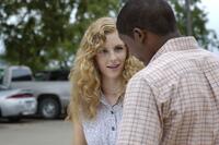 Ellary Porterfield as Anne Higgins and Algeniz Perez Soto as Miguel in "Sugar."