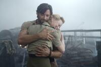Hugh Jackman as The Drover and Nicole Kidman as Sarah in "Australia."
