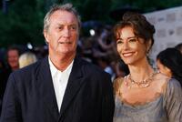 Bryan Brown and Rachel Ward at the Australia premiere of "Australia."