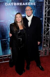 Diana Brown and Chris Brown at the New York premiere of "Daybreakers."