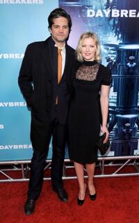 Tod Williams and Gretchen Mol at the New York premiere of "Daybreakers."