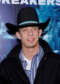 J.B. Mauney at the New York premiere of "Daybreakers."