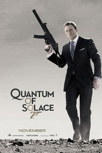 Poster art for "Quantum of Solace."