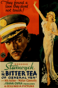 Poster art for "The Bitter Tea of General Yen."