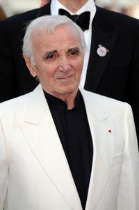 Charles Aznavour at the France premiere of "Up."