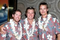 Piet Van Os, Jesse Fielding and Chris Branning at the California premiere of "Morning Light."