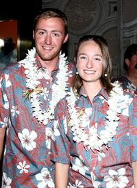 Chris Schubert and Kate Theisen at the California premiere of "Morning Light."