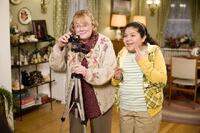 Shirley Knight as Mom and Raini Rodriguez as Maya Blart in "Paul Blart: Mall Cop."