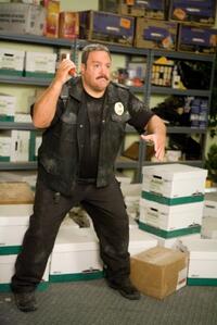 Kevin James as Paul Blart in "Paul Blart: Mall Cop."