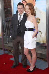 Keir O'Donnell and Jayma Mays at the California premiere of "Paul Blart: Mall Cop."