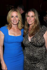 Elisabeth Shue and producer Alix Taylor at the California premiere of "Piranha 3D."