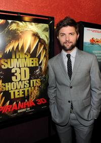 Adam Scott at the California premiere of "Piranha 3D."