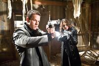 Mark Wahlberg as Max Payne and Mila Kunis as Mona Sax in "Max Payne."