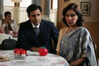 Parvin Dabas as Omar and Lisa Ray as Miriam in "The World Unseen."