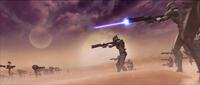A scene from "Star Wars: The Clone Wars."
