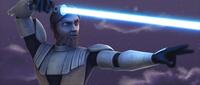 A scene from "Star Wars: The Clone Wars."