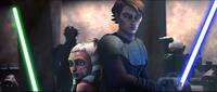A scene from "Star Wars: The Clone Wars."