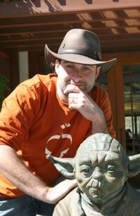 Director Dave Filoni on the set of "Star Wars: The Clone Wars."