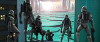 A scene from "Star Wars: The Clone Wars."