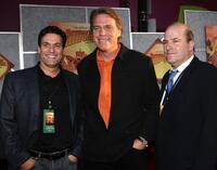 Oren Aviv, Director Raja Gosnell and Producer John Jacobson at the world premiere of "Beverly Hill Chihuahua."