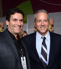 Oren Aviv and Producer David Hoberman at the world premiere of "Beverly Hill Chihuahua."