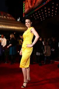 Carla Gugino at the California premiere of "Race to Witch Mountain."