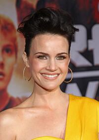 Carla Gugino at the California premiere of "Race to Witch Mountain."