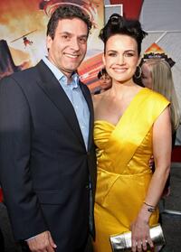 Oren Aviv and Carla Gugino at the California premiere of "Race to Witch Mountain."