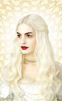 Anne Hathaway in "Alice in Wonderland."