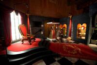 A scene from "Alice in Wonderland."