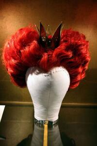 A scene from "Alice in Wonderland."