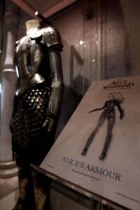 A scene from "Alice in Wonderland."