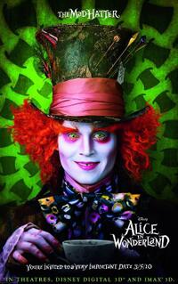 Poster Art for "Alice in Wonderland."