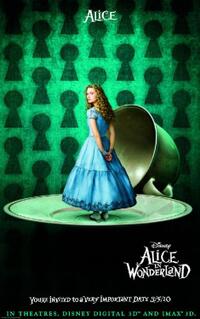 Poster Art for "Alice in Wonderland."
