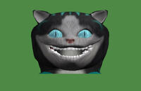 Progression still 1 of 4: Cheshire Cat in "Alice in Wonderland."