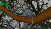 Progression still 2 of 4: Cheshire Cat in "Alice in Wonderland."