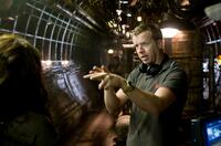 Director MCG on the set of "Terminator Salvation."