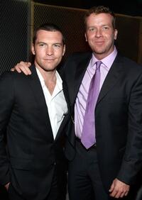 Sam Worthington and director McG at the after party of the California premiere of "Terminator Salvation."