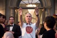 Director Roland Emmerich on the set of "2012."
