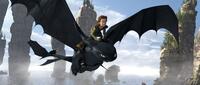 A scene from "How to Train Your Dragon."